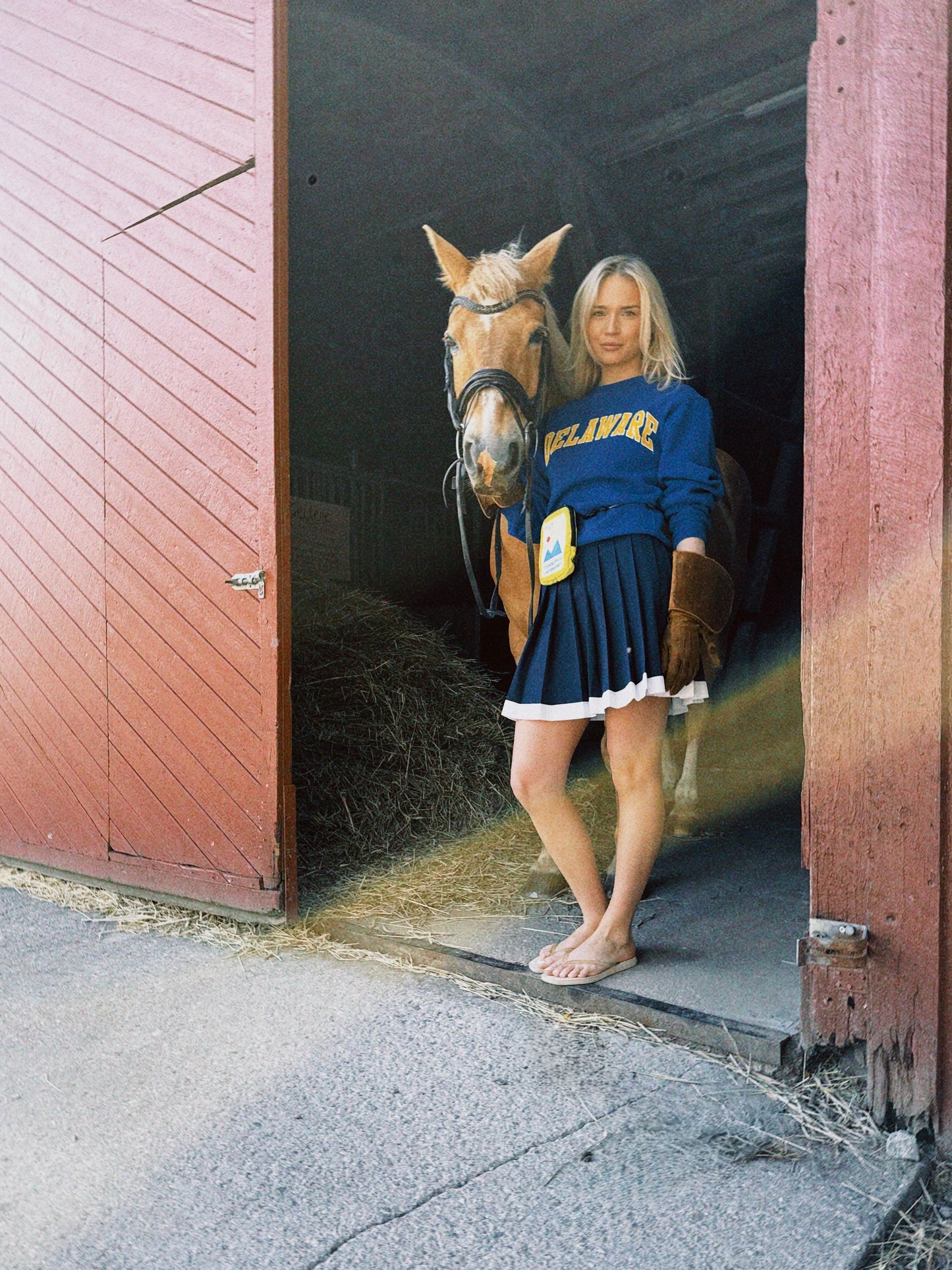 Skjørt Valentino blått
