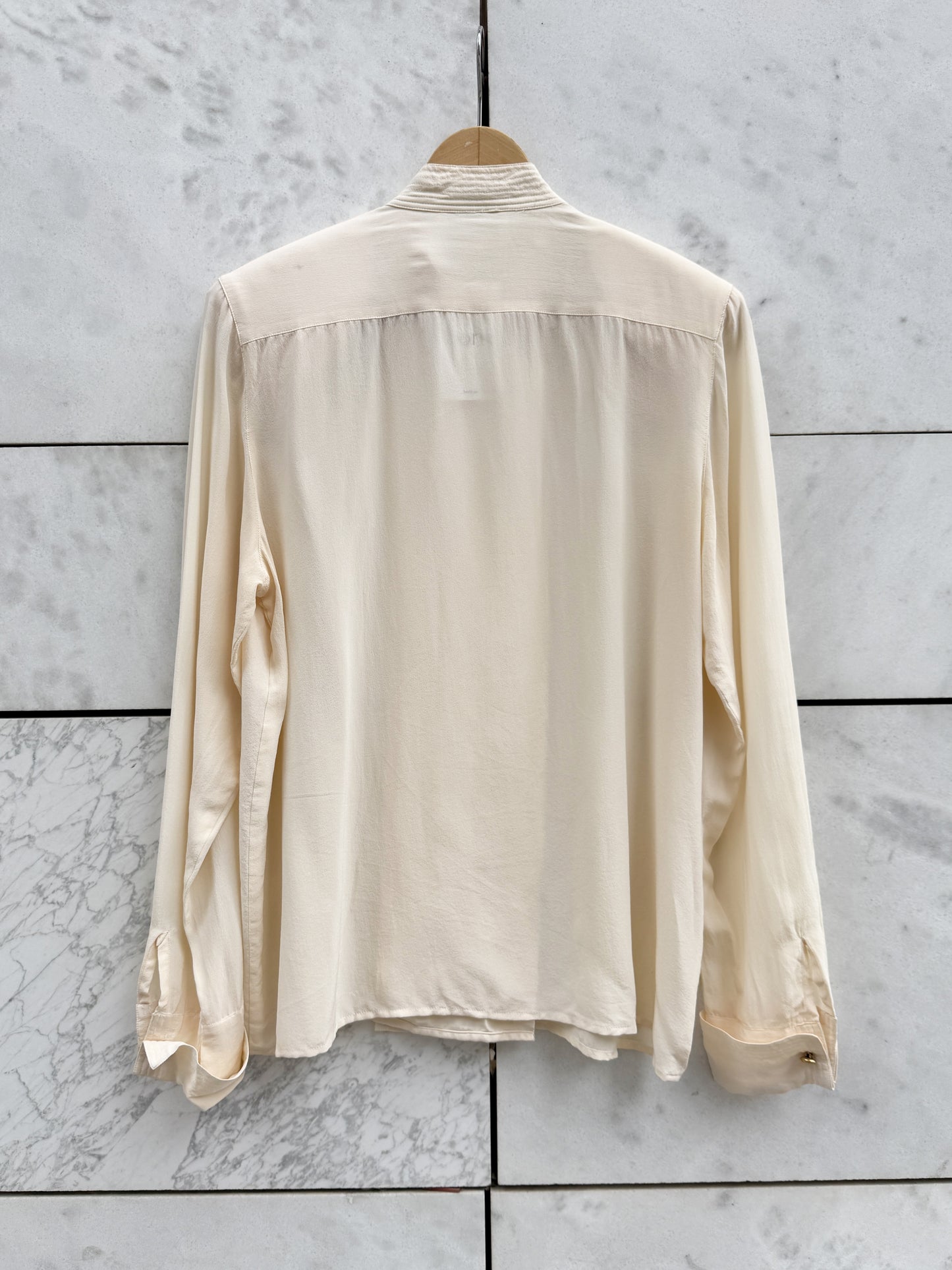 Bluse dobbeltspent silke