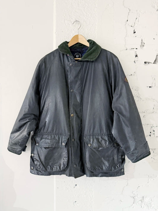 Jakke oilskin mørk grønn Henri Lloyd