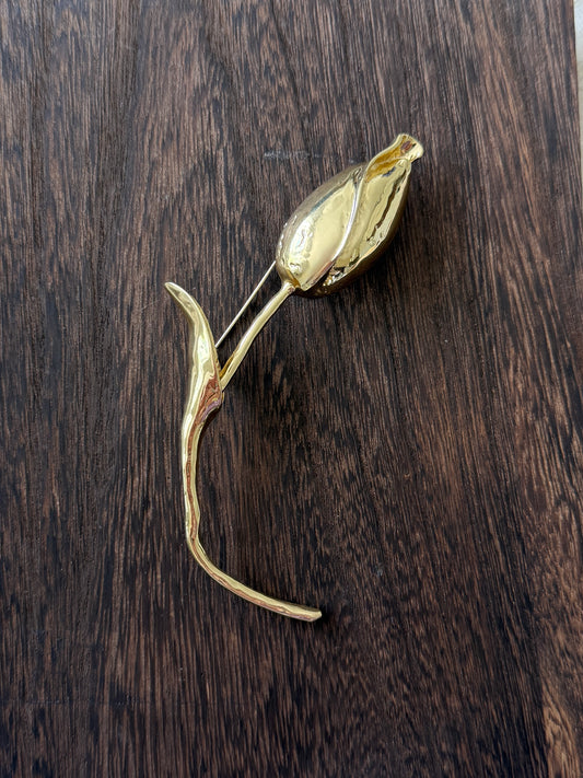 Brosje stor tulipan