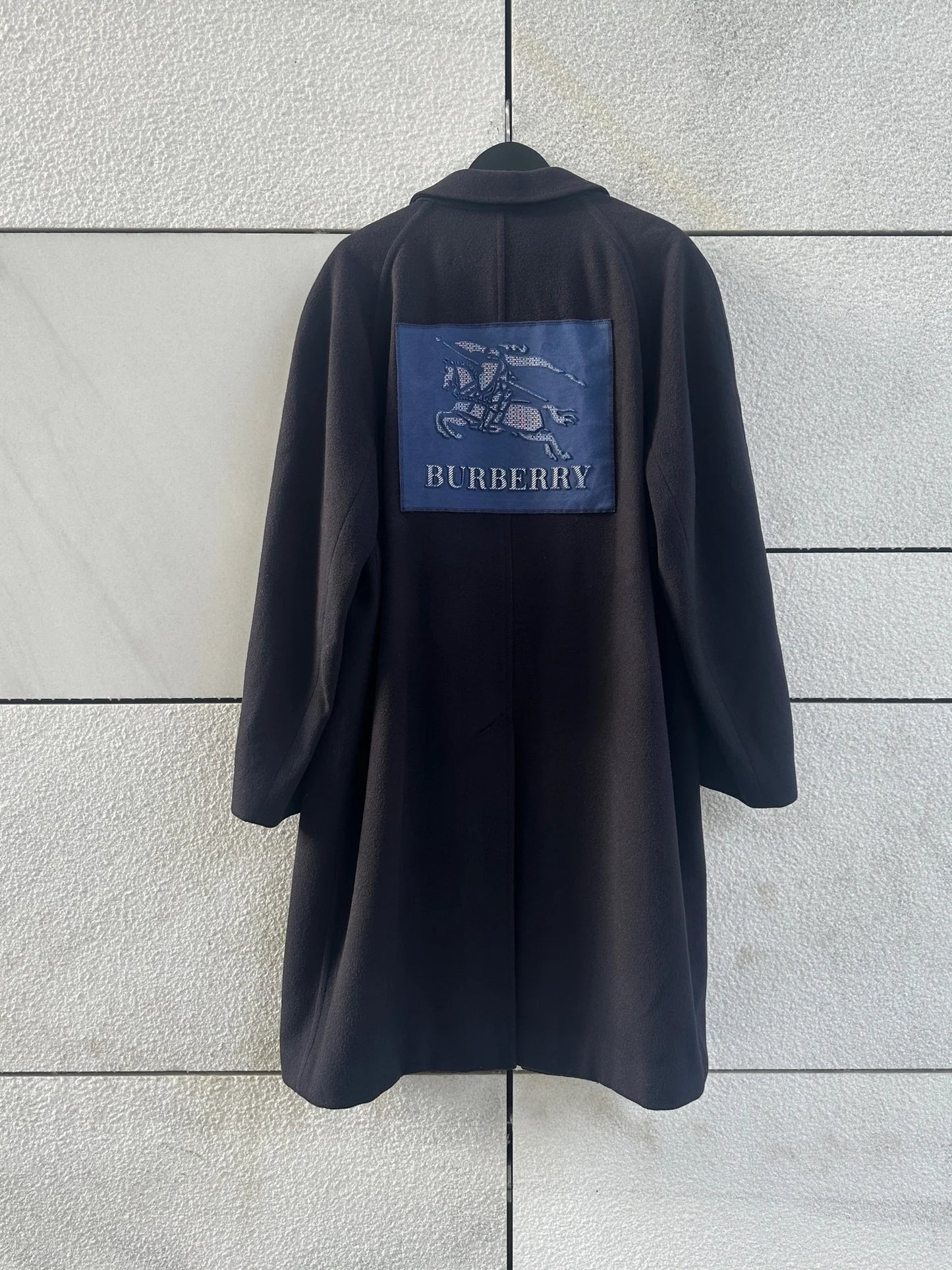 Frakk re-made Burberry mørk blå