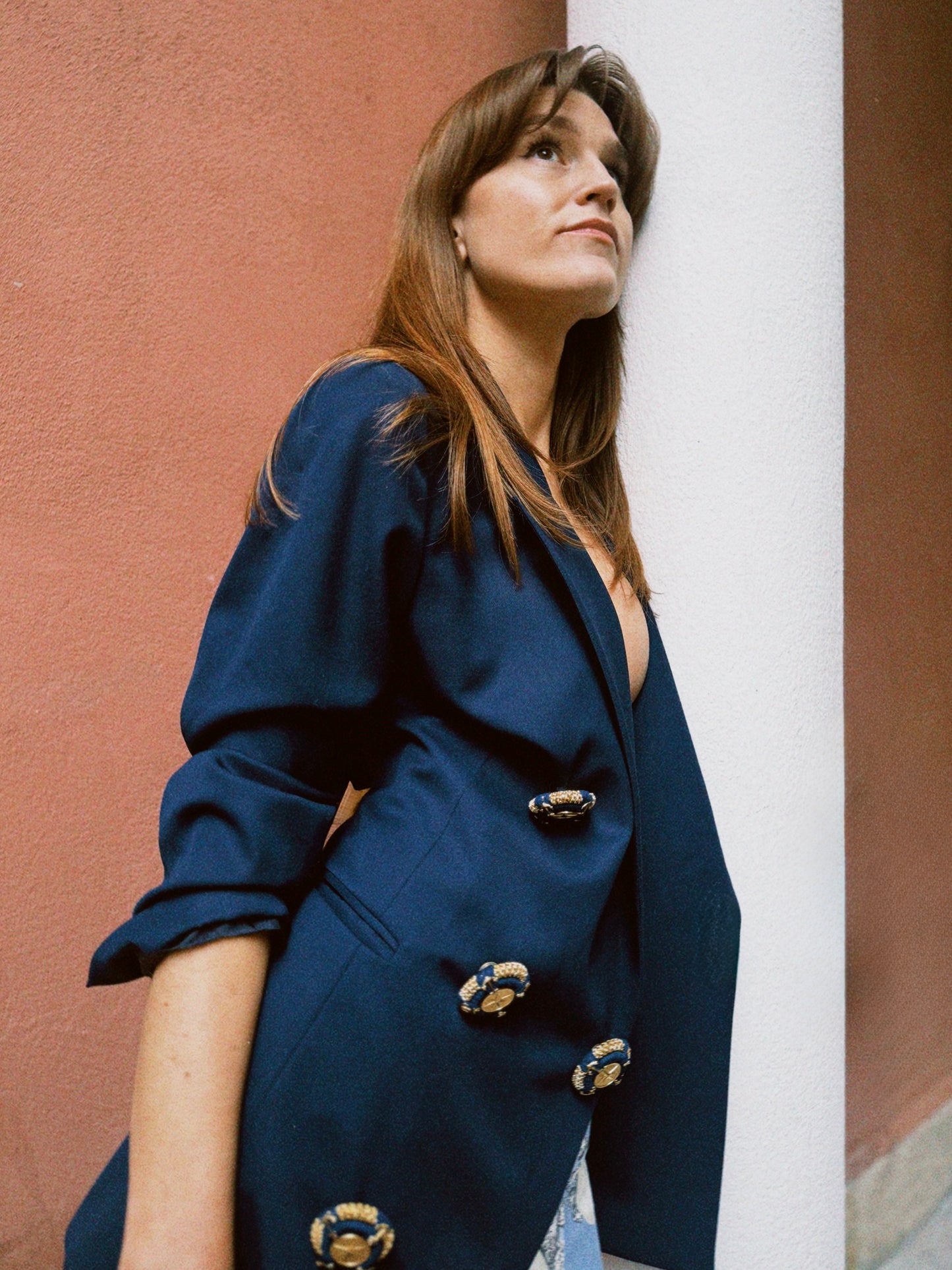 Blazer blå maritim Gianfranco Ferre