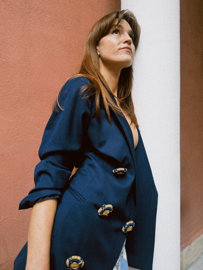 Blazer blå maritim Gianfranco Ferre