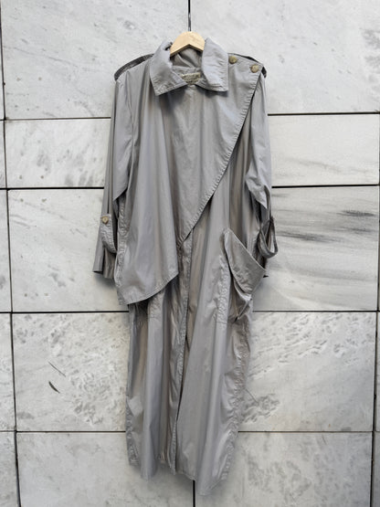 Trenchcoat lys grå