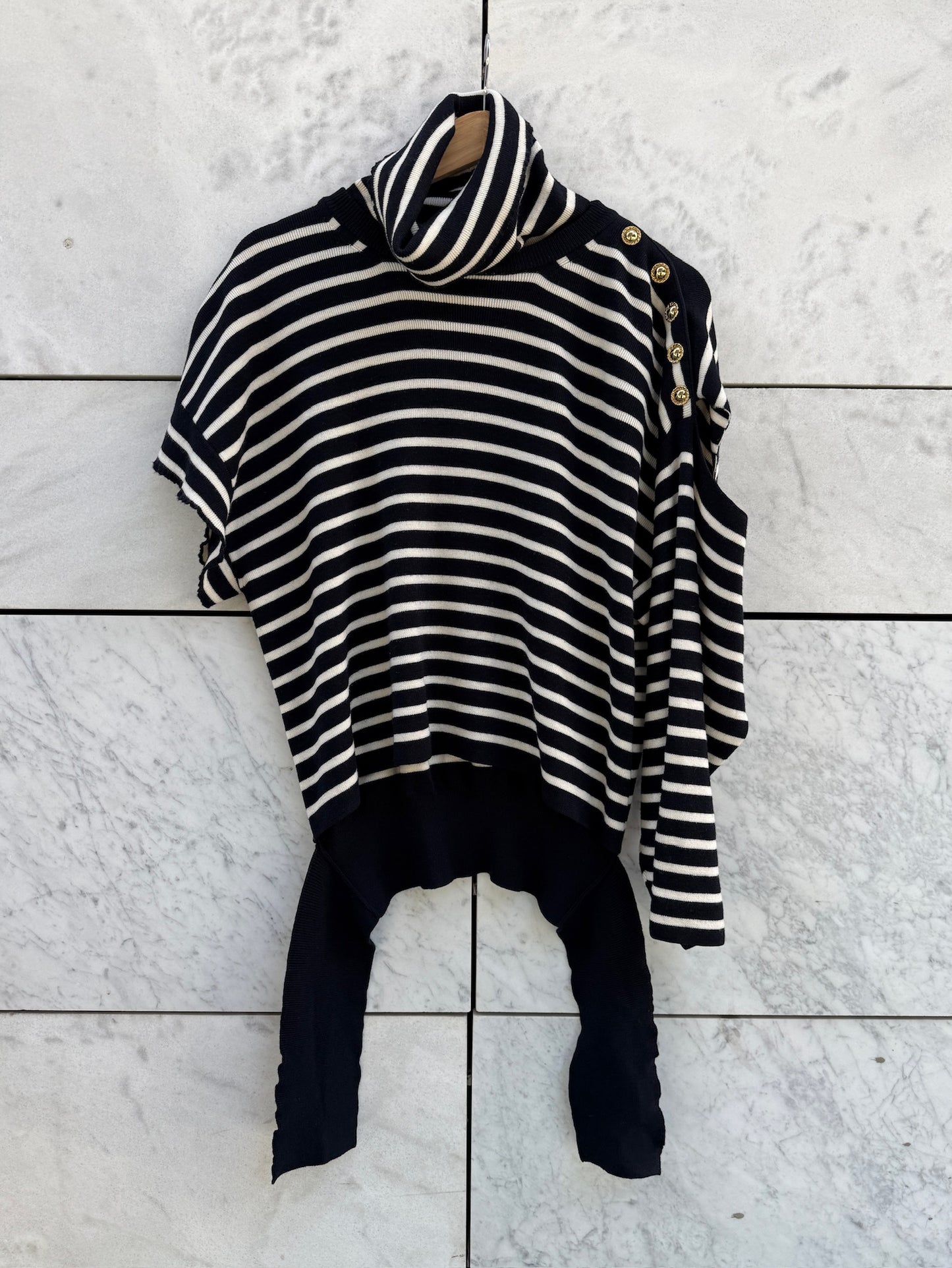 Genser strikk striper Balenciaga