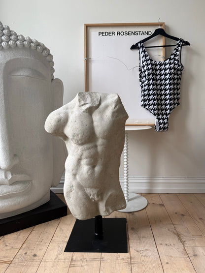 Torso skulptur hvit/grå Andrea Male