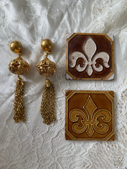 Øredobber gull store