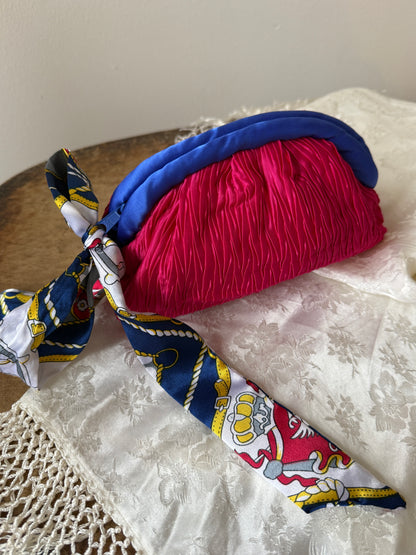 Pouch knall rosa/blå