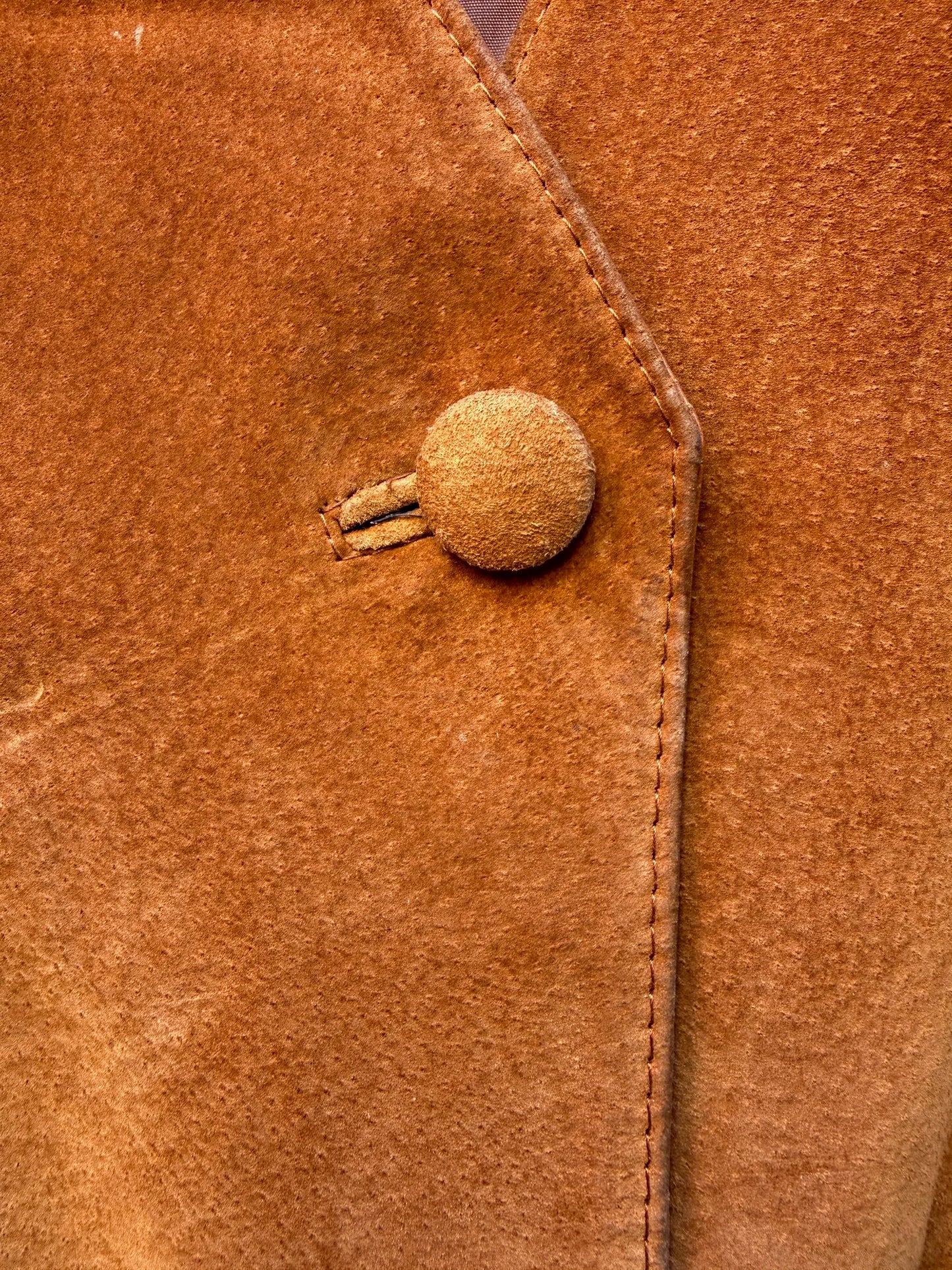 Jakke semsket cognac