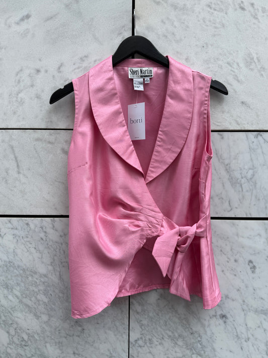 Topp knytting rosa