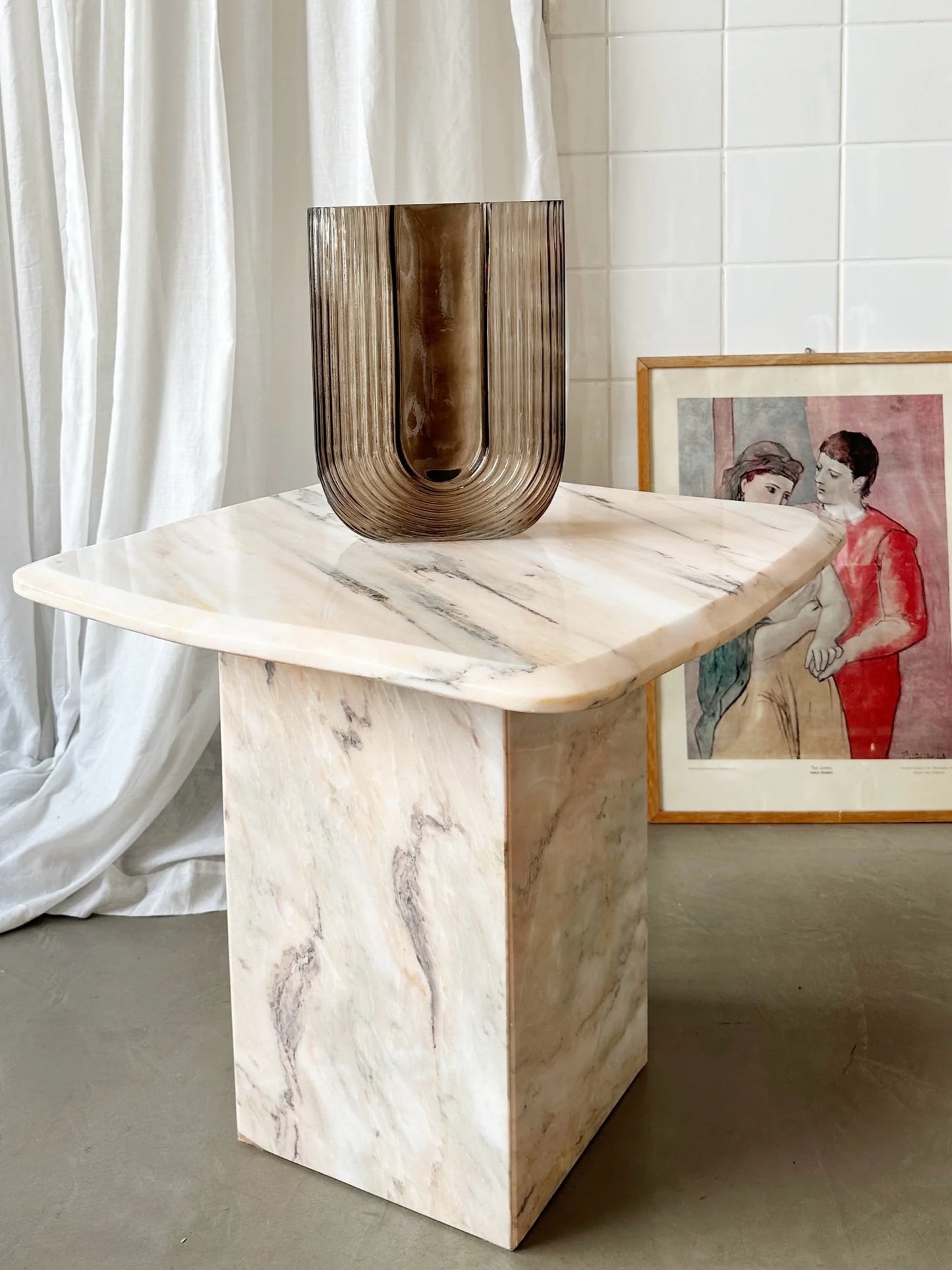 Bord marmor rosa