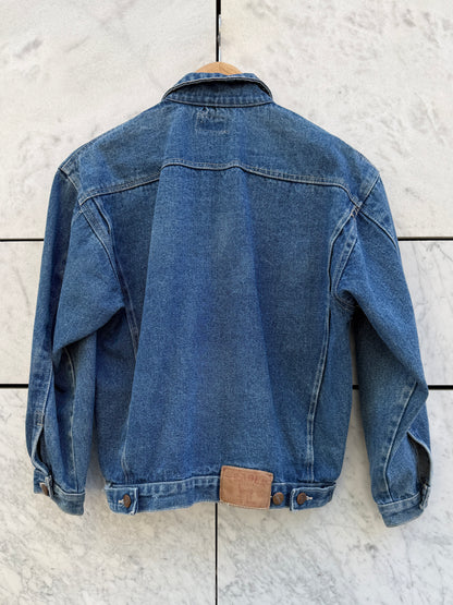 Denim jakke med bling