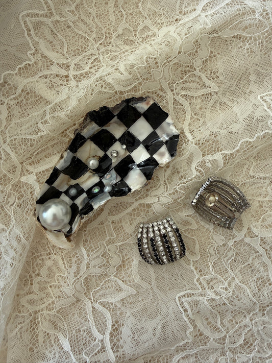 Strass statement øredobber