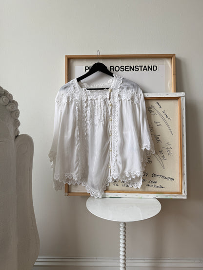 Bluse hvit blonde