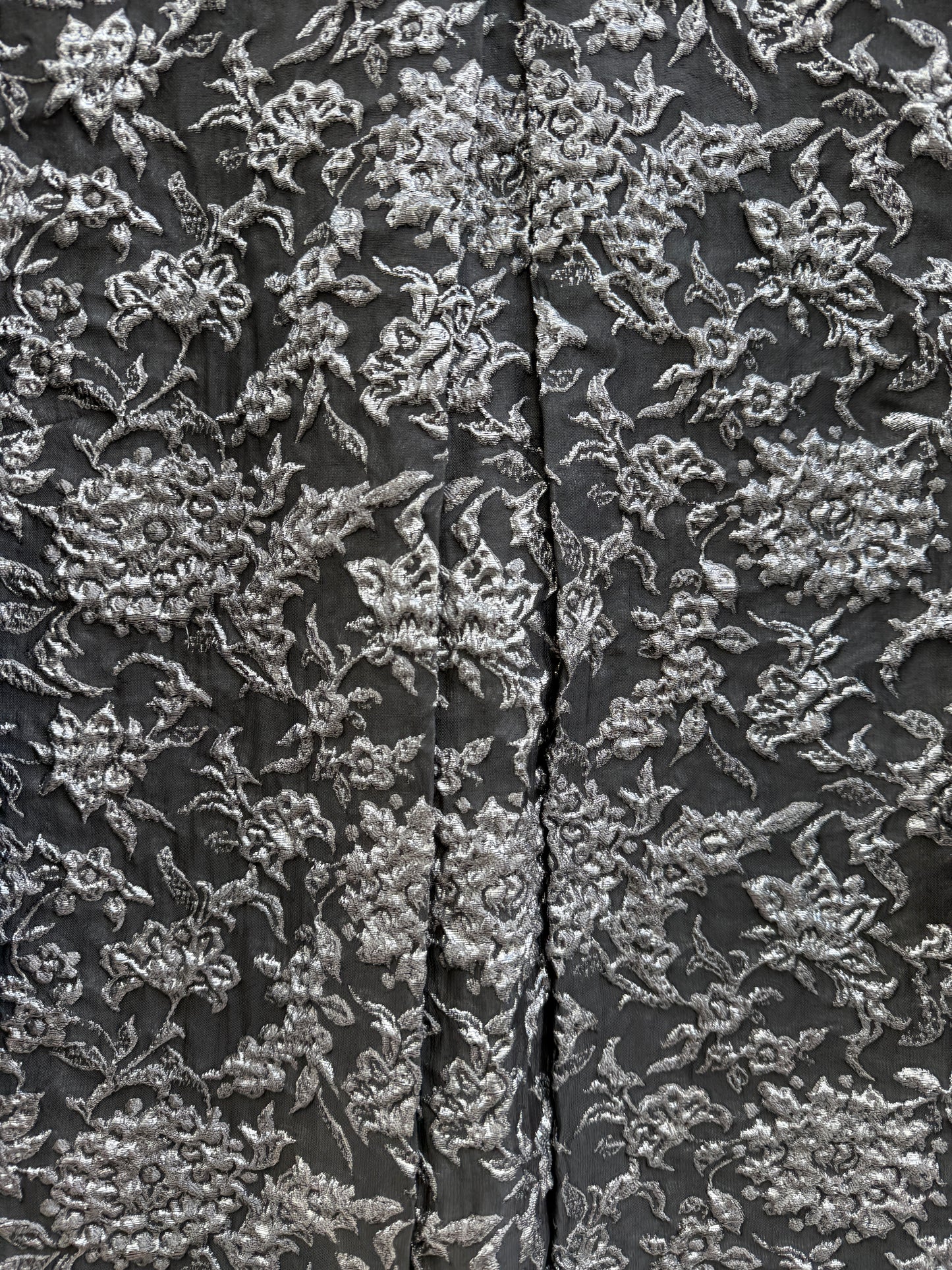 Kjole brokade sølv/grå Dolce & Gabbana