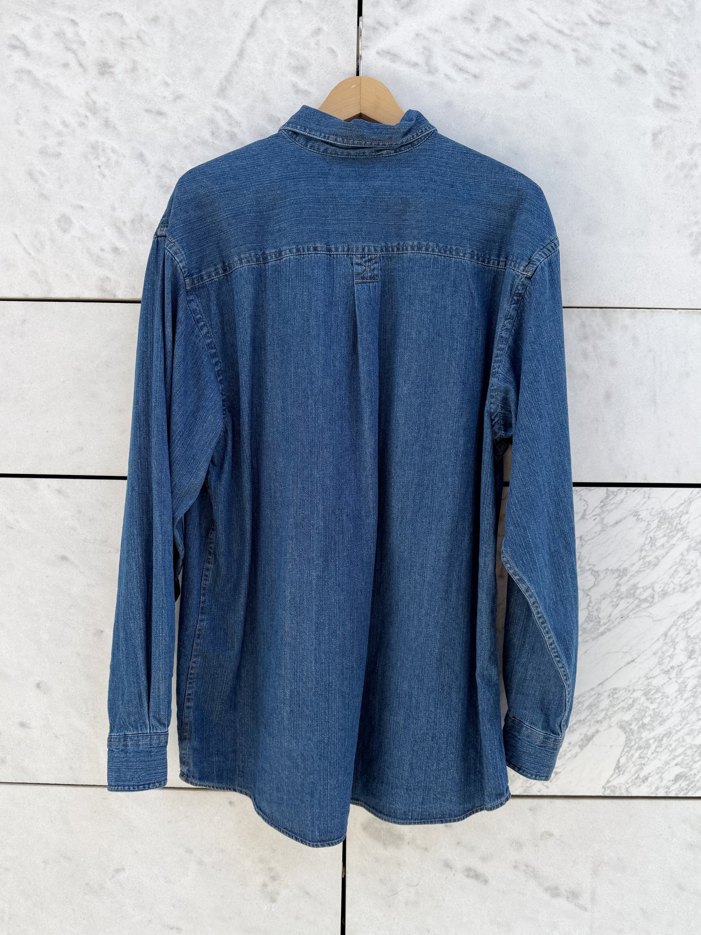 Skjorte denim District 7040
