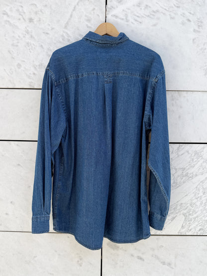 Skjorte denim District 7040
