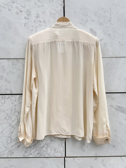 Bluse dobbeltspent silke