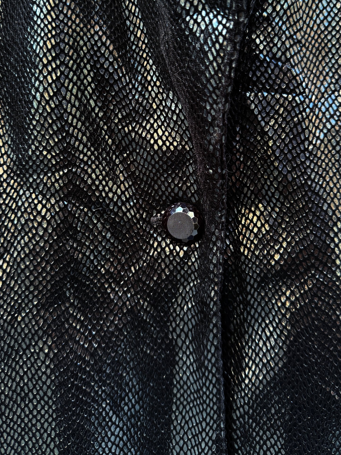 Blazer sort med shimmer