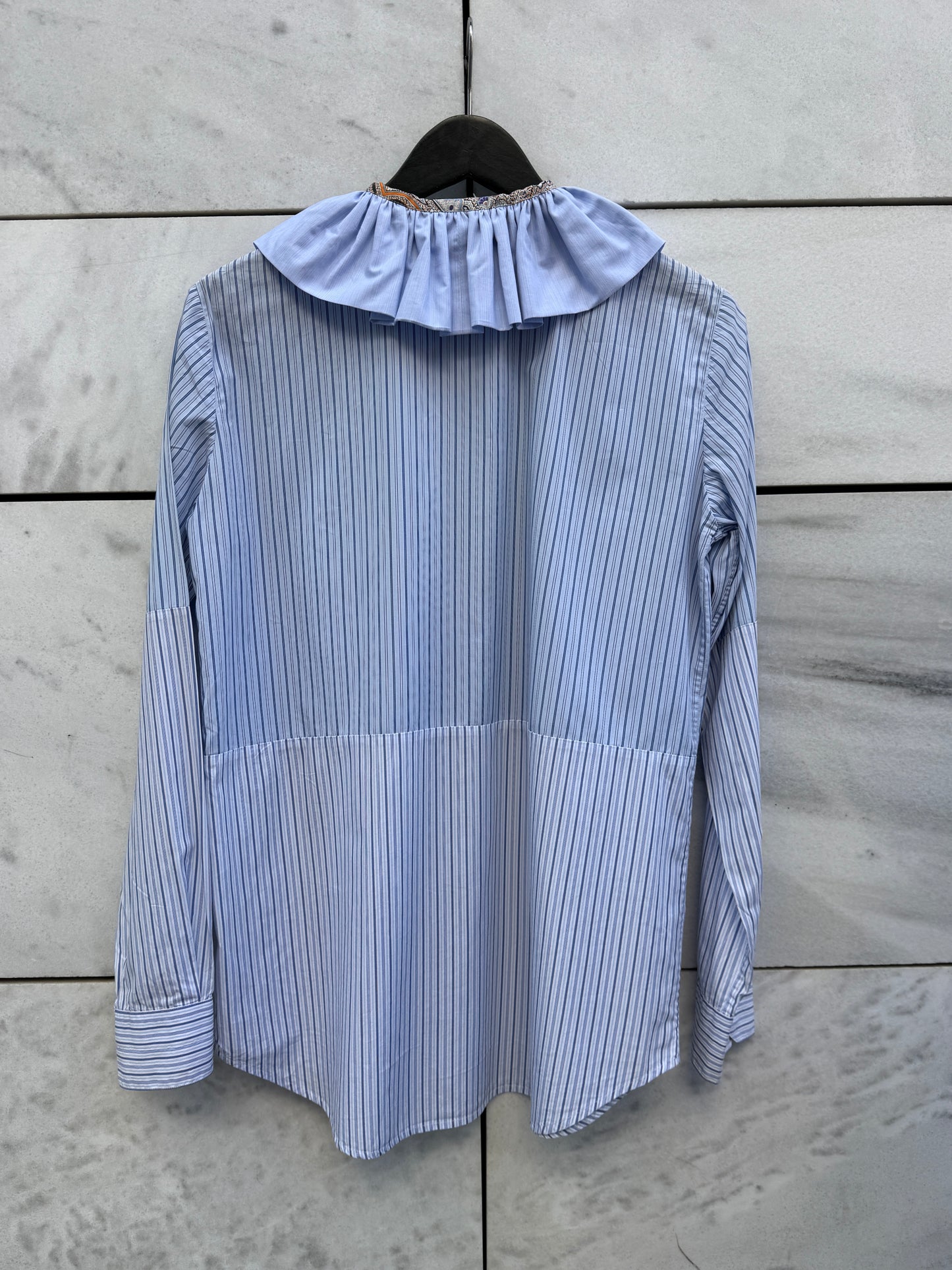 Skjorte re-design Etro blå striper
