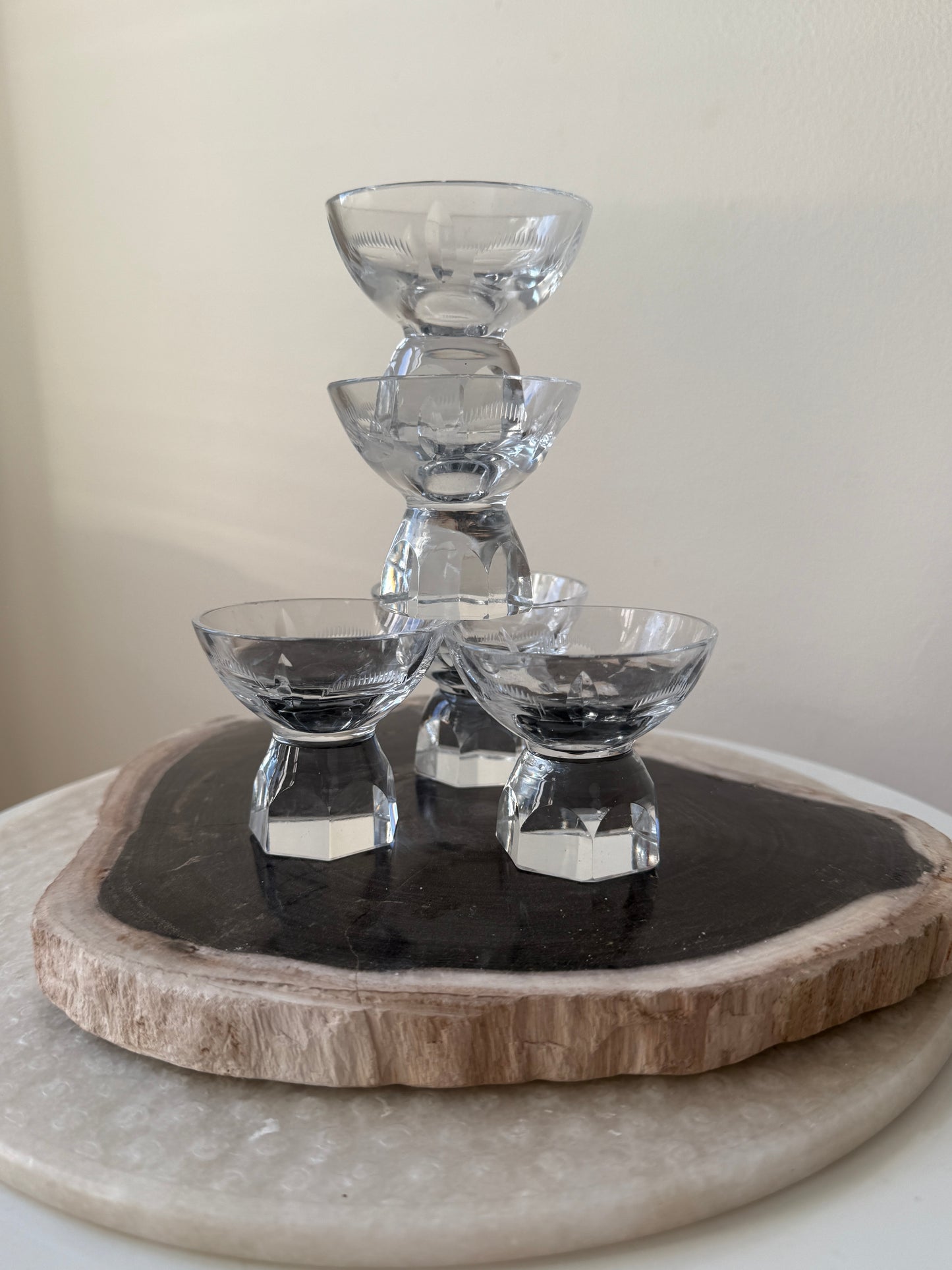 Likørglass Hadeland glassverk krystall
