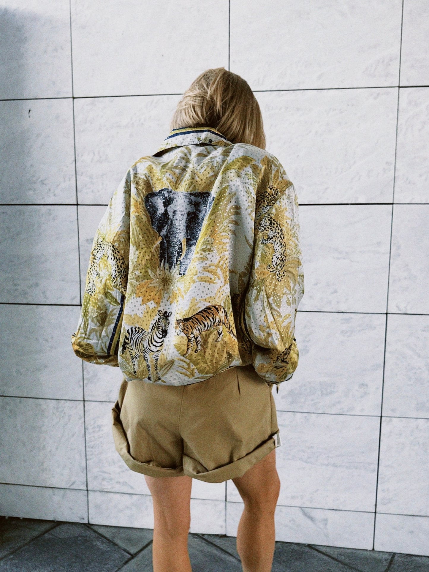 Jakke windbreaker dyreprint