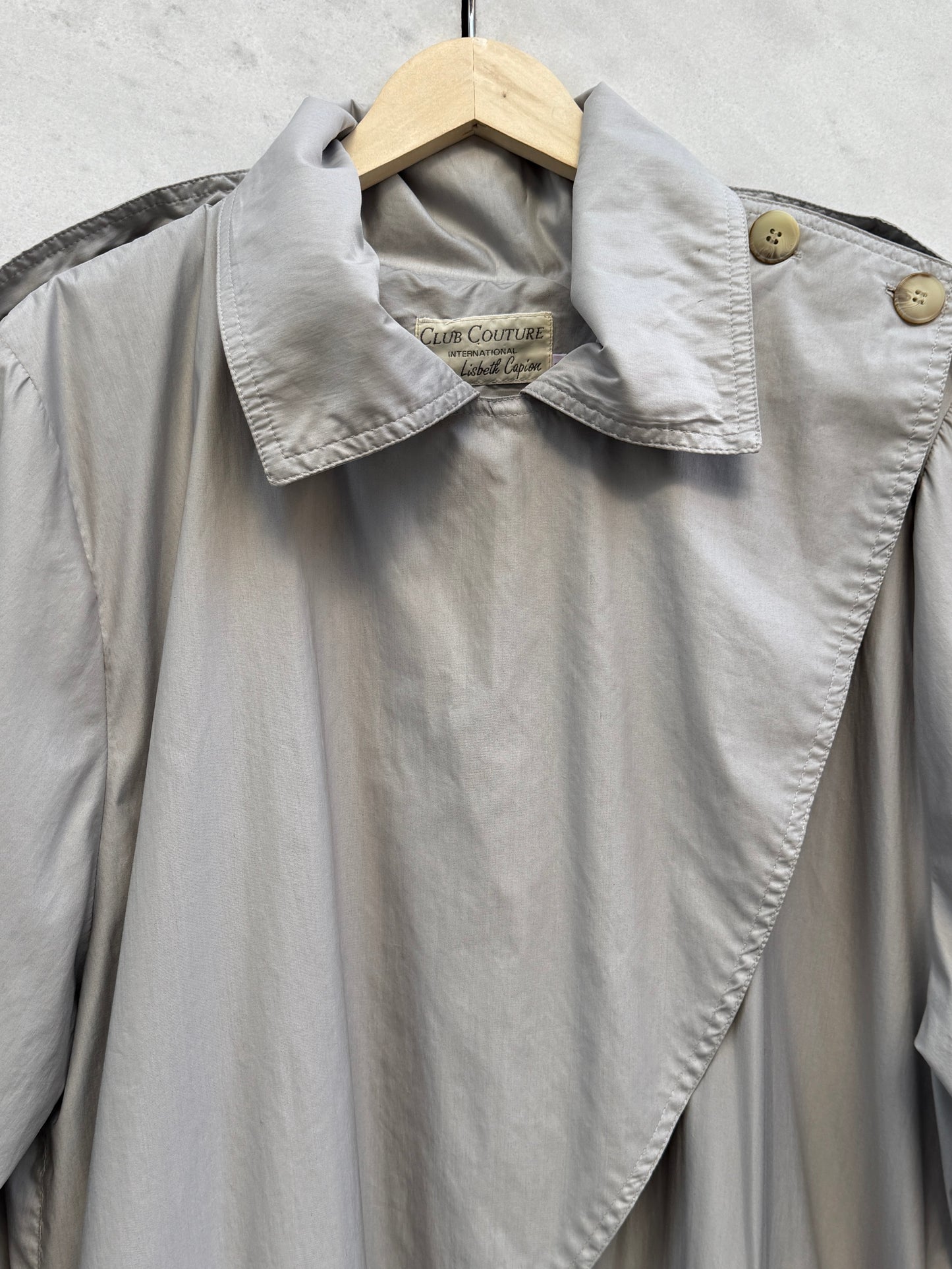 Trenchcoat lys grå