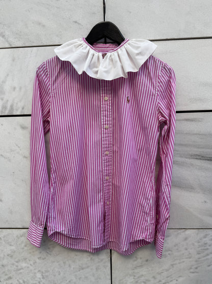 Skjorte re-design Polo rosa striper