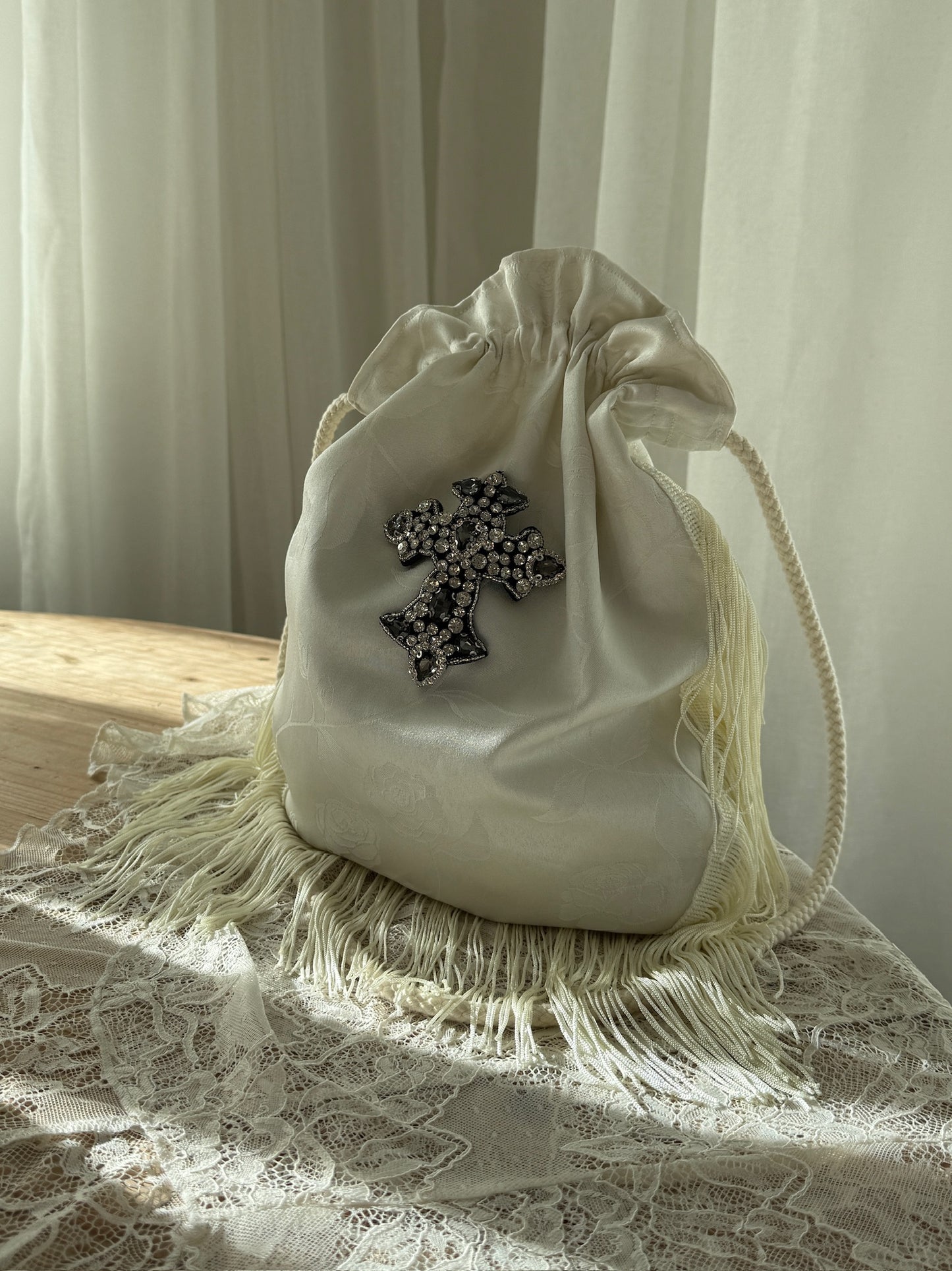 Veske pompadur re-design med kors