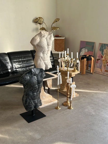 Torso skulptur sort Andrea Male
