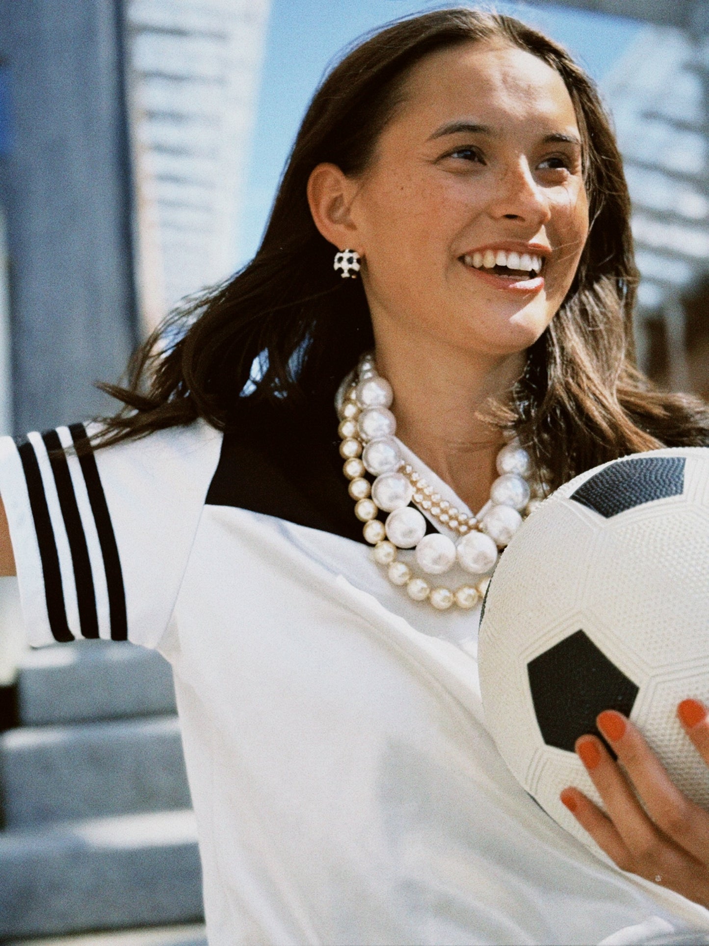 Øredobber «fotball»