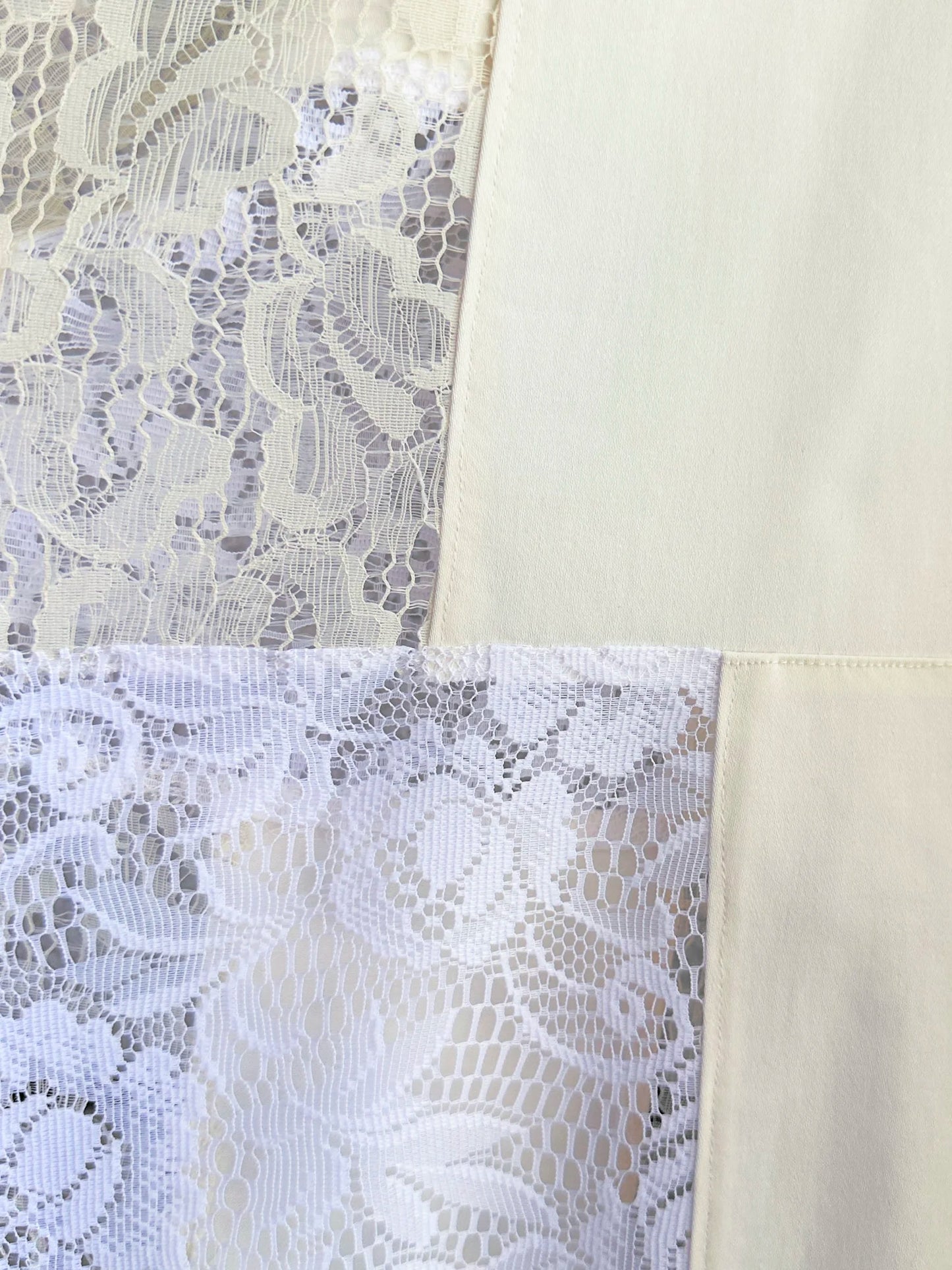 Kaftan blonde krem/hvit re-design