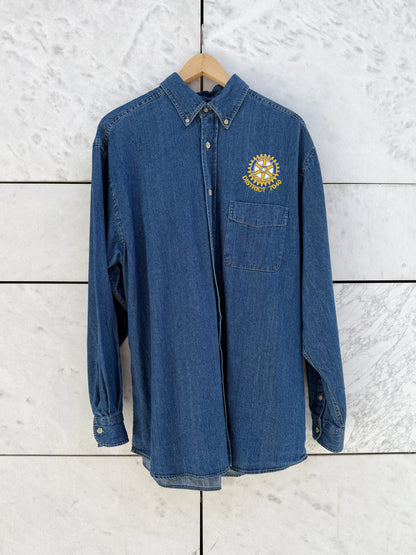 Skjorte denim District 7040