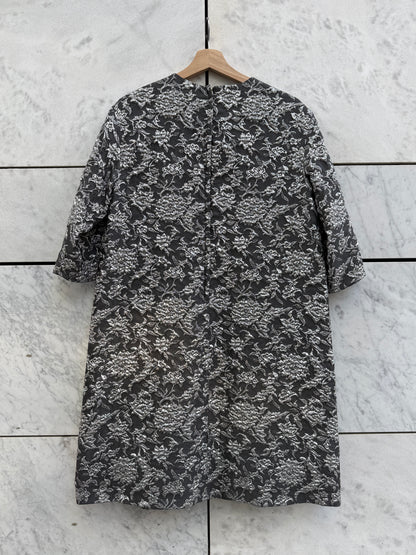 Kjole brokade sølv/grå Dolce & Gabbana