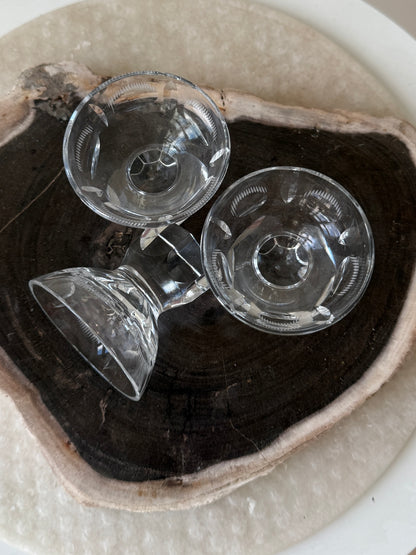 Likørglass Hadeland glassverk krystall
