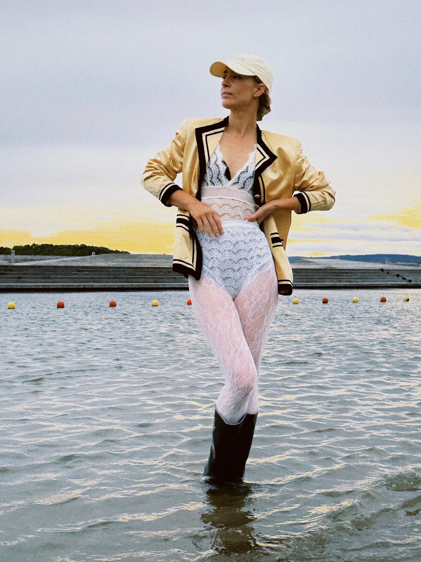 Blazer lys gul Escada