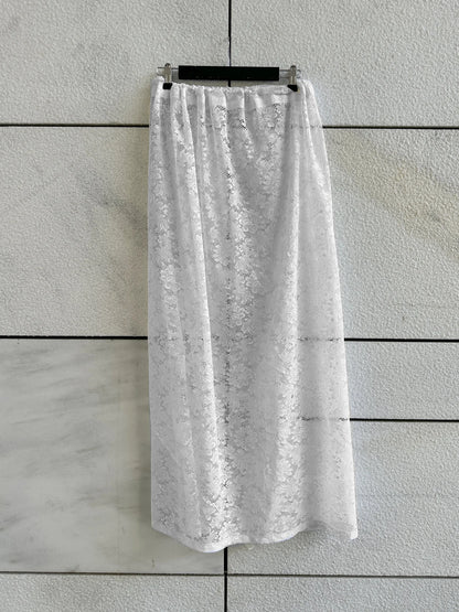 Skjørt blonde hvit re-design