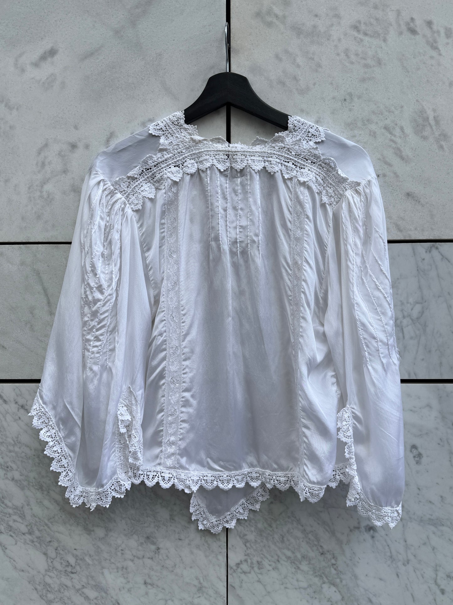 Bluse hvit blonde