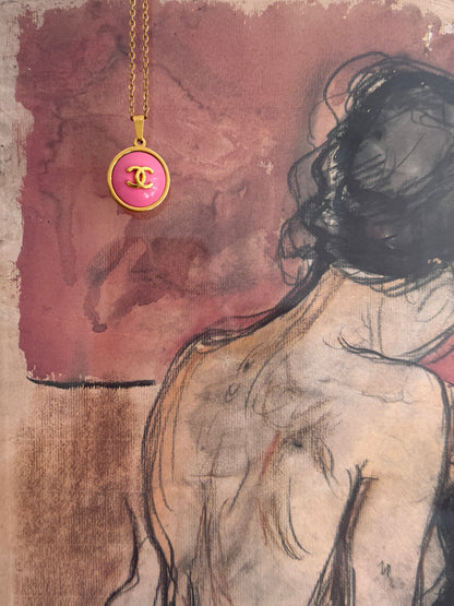 Smykke Chanel re-design rosa