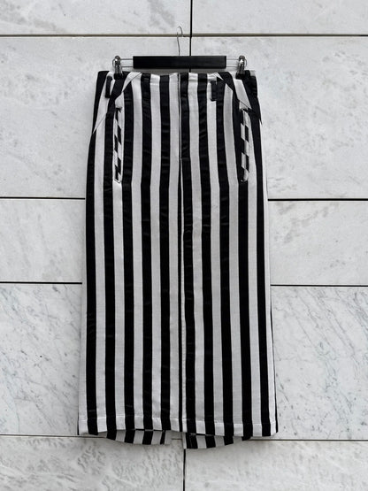 Sett blazer + skjørt striper Yohji Yamamoto