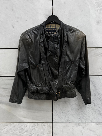 Skinnjakke sort Armani