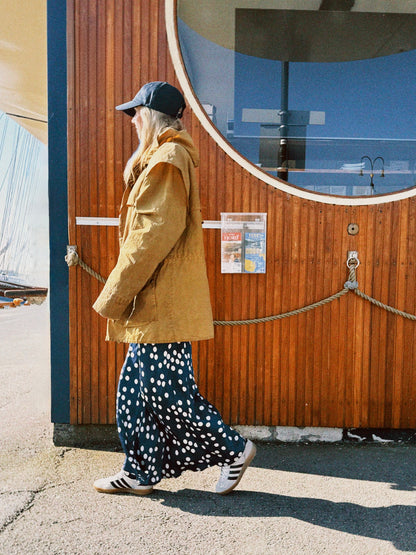 Jakke oilskin sennepsgul