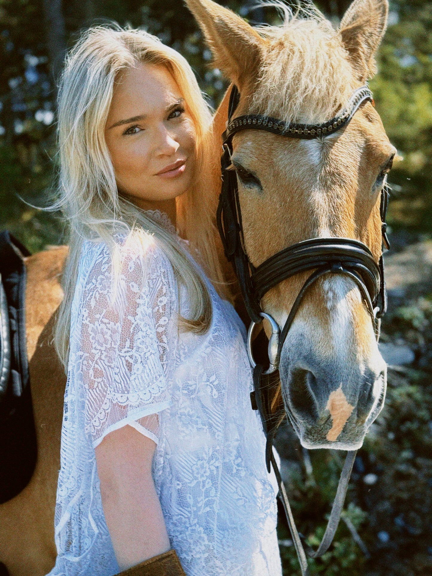 Kjole hvit blonde