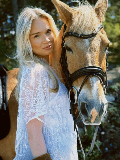 Kjole hvit blonde