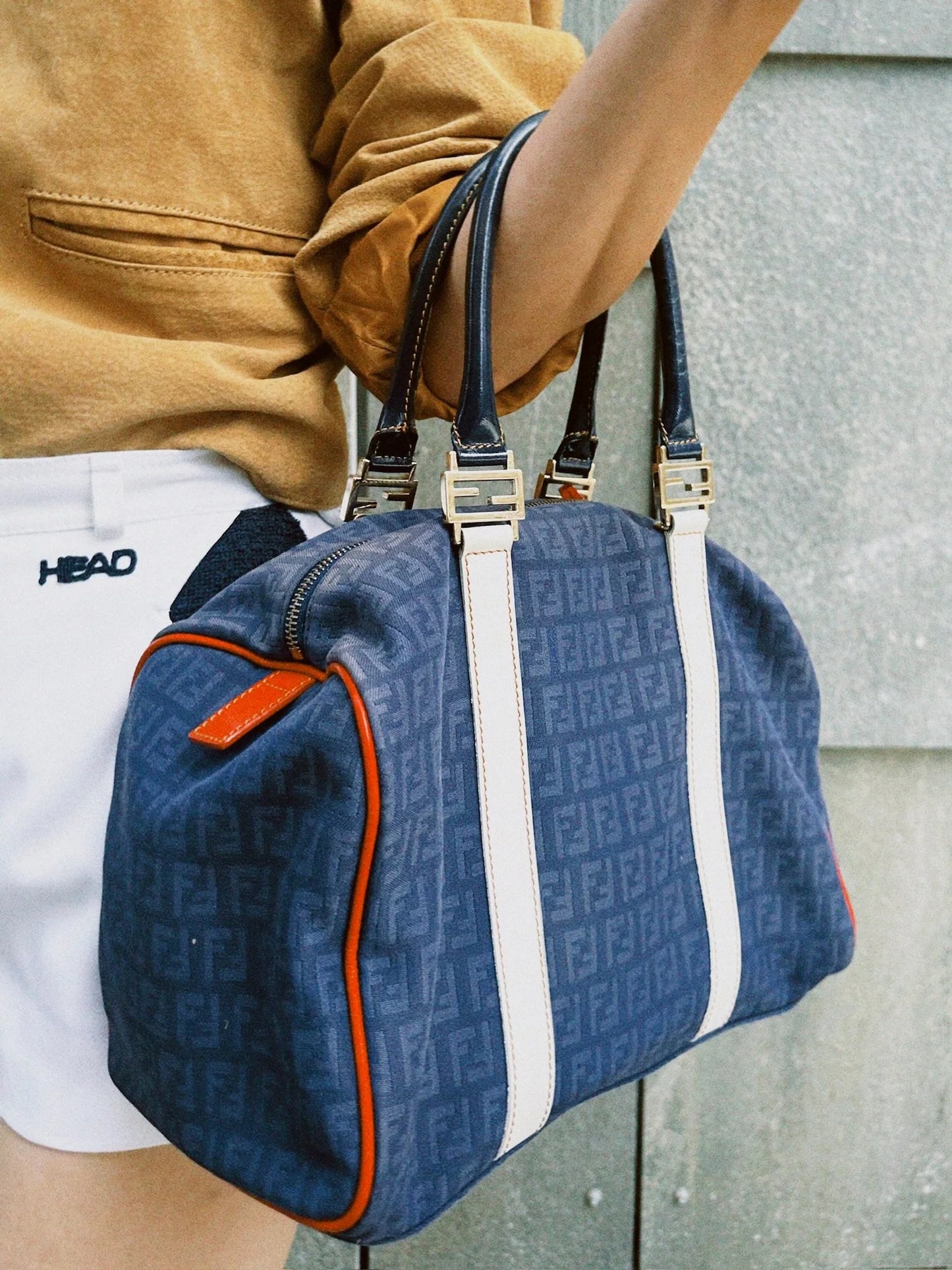 Fendi Zucca Bostong bag