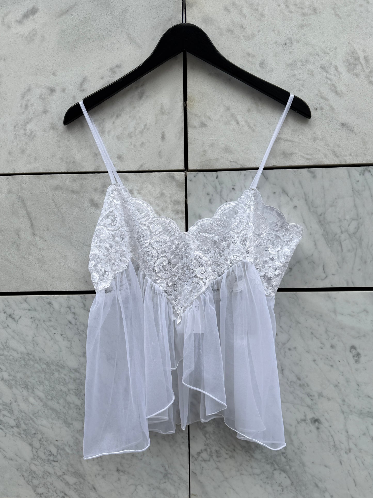 Singlet hvit blonde