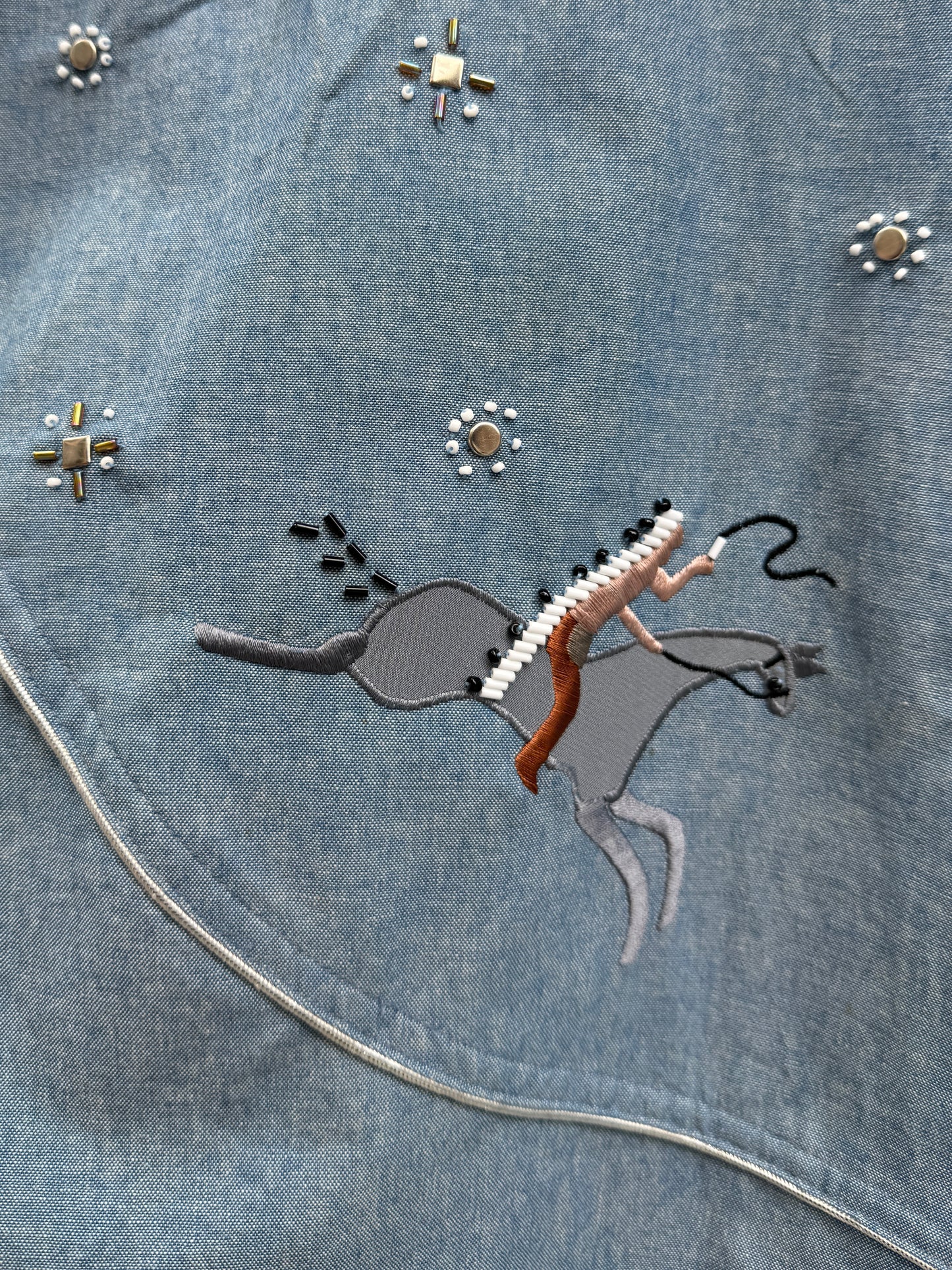Denim skjorte cowboy