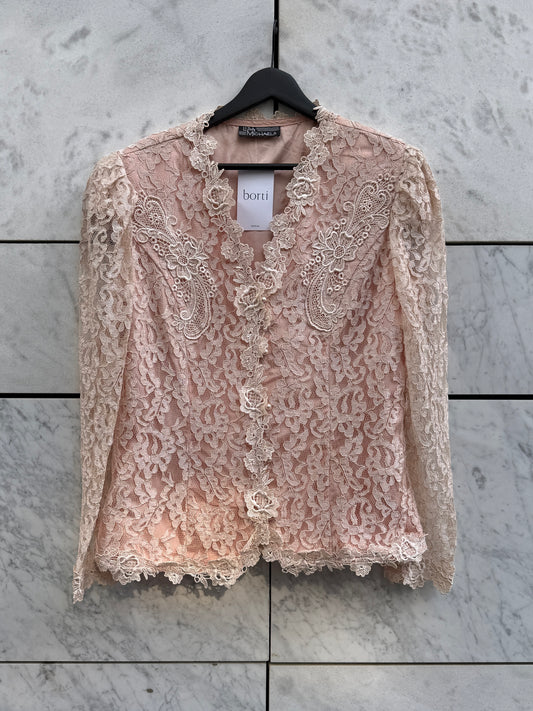 Jakke blonde lys rosa