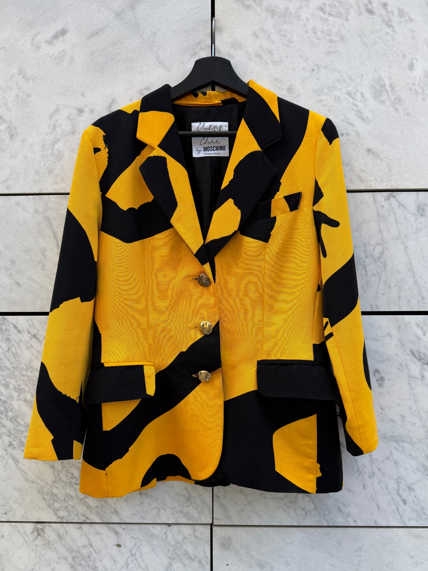 Blazer med print Moschino