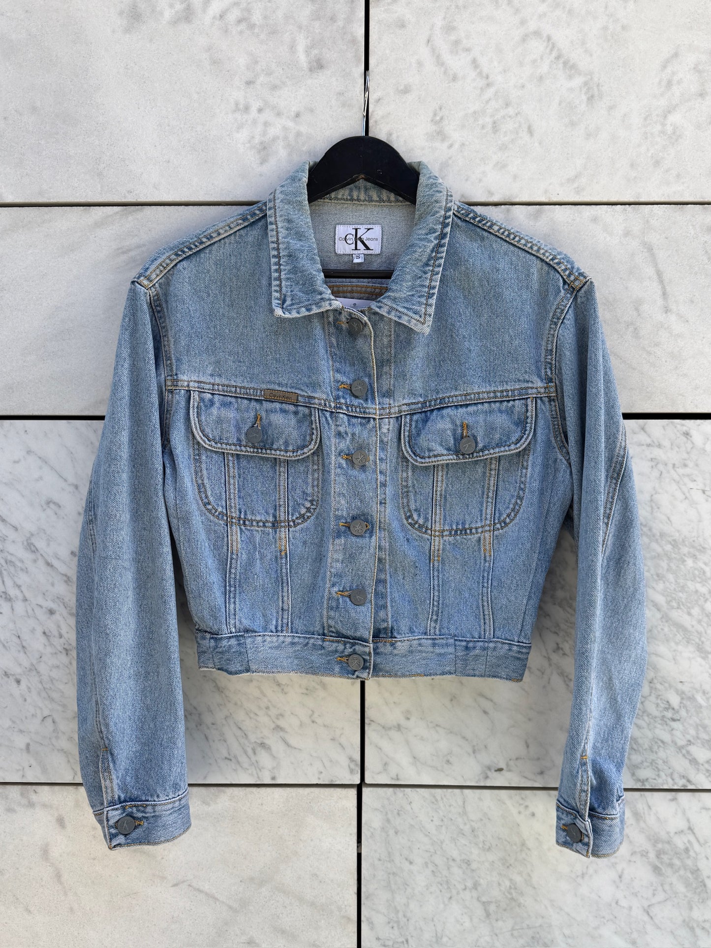 Jakke lysdenim Calvin Klein